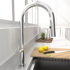 Orabella Vertigo  Μπαταρία Κουζίνας με αποσπώμενο ντουζ 2 ροών C/B