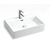 Bathroom Sink wall mounted and above counter Myrto 2199 60Χ42.5cm