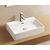 Bathroom Sink wall mounted and above counter Myrto 2199 60Χ42.5cm