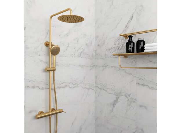 Orabella Terra  Στήλη ντουζ με στρόγγυλη κεφαλή Φ250 σε διάφορα χρώματα