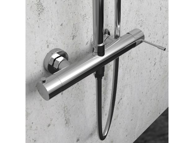 Orabella Terra  Στήλη ντουζ με στρόγγυλη κεφαλή Φ250 σε διάφορα χρώματα