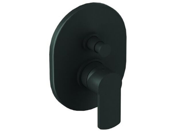 ORABELLA GLAM BLACK MAT SHOWER FAUCET (Bathroom Built-in 2 points)
