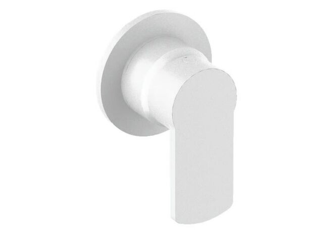 ORABELLA GLAM WHITE MAT SHOWER FAUCET (Bathroom Built-in 1 point)